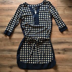 LOFT Knit Tie-Waist Dress